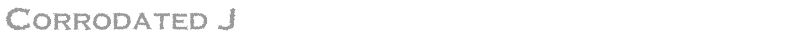 Corrodated font preview